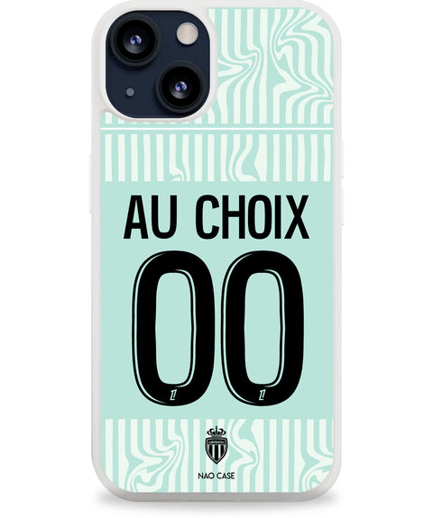 Coque AS Monaco Third personnalisée 2026/27 avec prénom et numéro