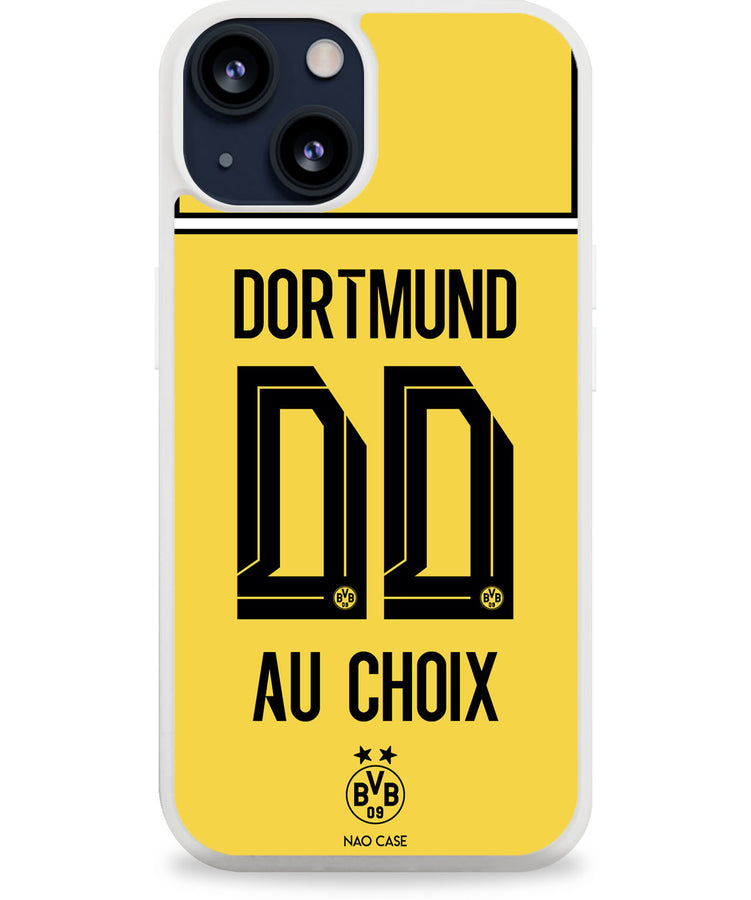 Coque Borussia Dortmund domicile personnalisée 2026/27 avec prénom et numéro