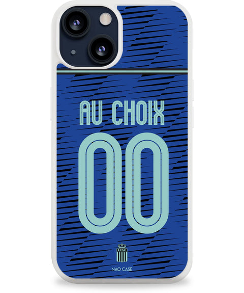 Coque Sporting Charleroi extérieur 2025/26 personnalisée avec prénom et numéro