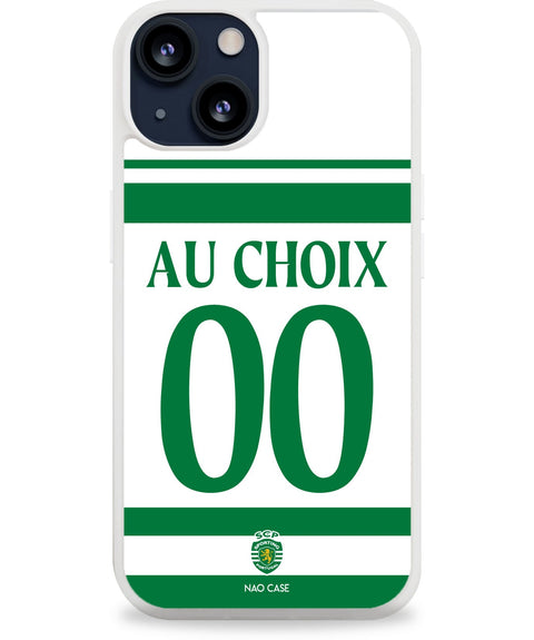 Coque Sporting Lisbonne domicile 2025/26 personnalisée avec prénom et numéro