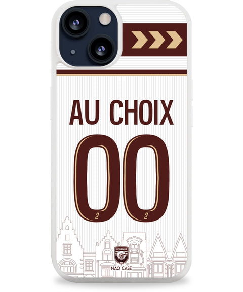 Coque USL Dunkerque extérieur 2026/27 personnalisée avec nom et numéro