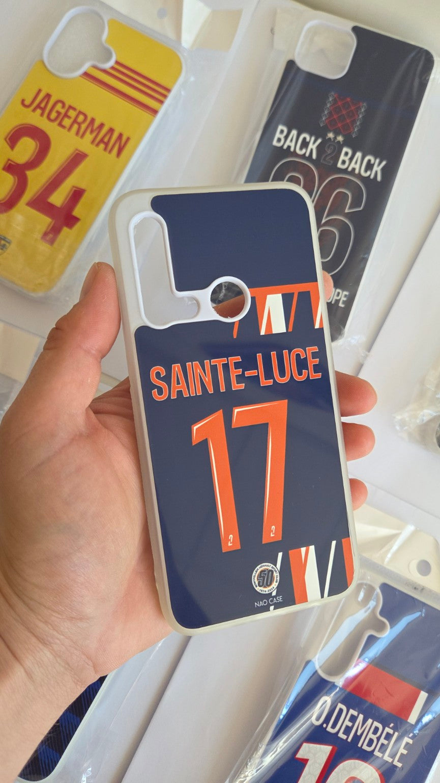 Coque Stade de Reims Domicile 2026/27 Personnalisée réellement produite et personnalisée – exemple 5